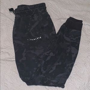 Black Camo Alphalete joggers